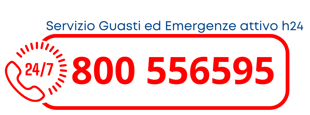 Breakdown and emergency service in the east and west areas: 800 5 5 6 5 9 5, 24 hours a day, every day of the week.